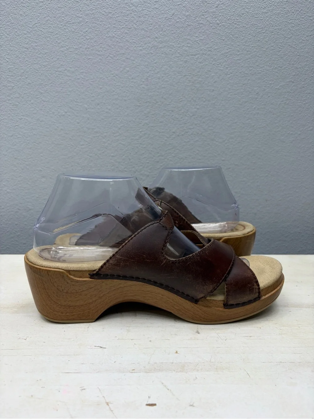 Dansko Brown Leather Sela Sandals Size 41